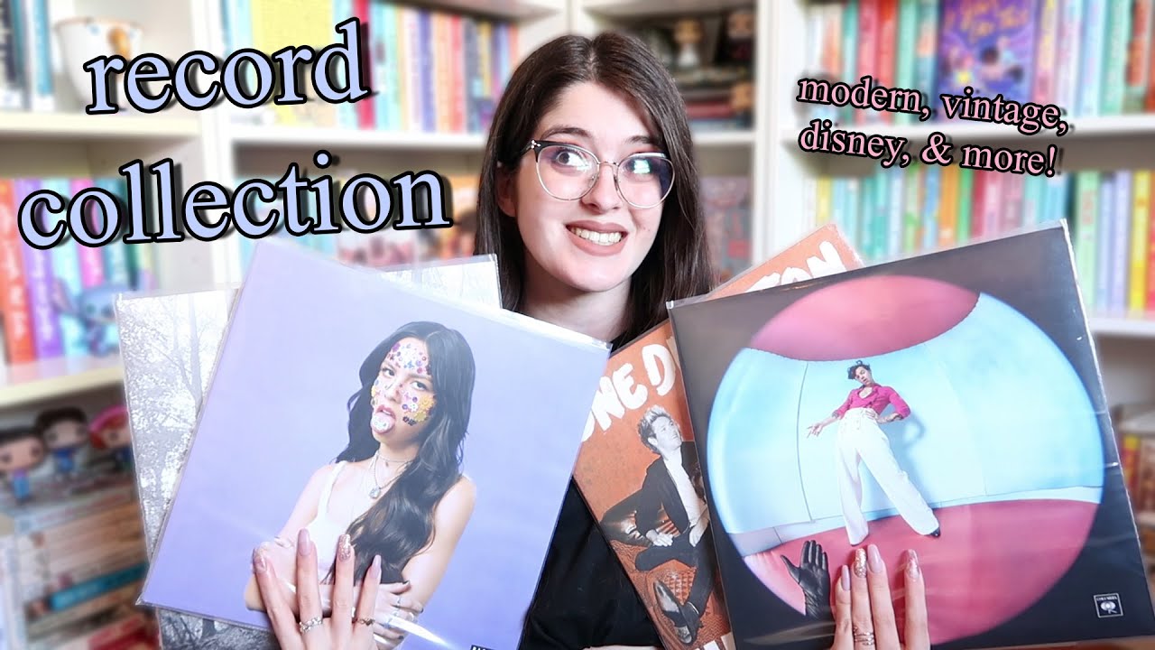 my vinyl record collection!! 🎶