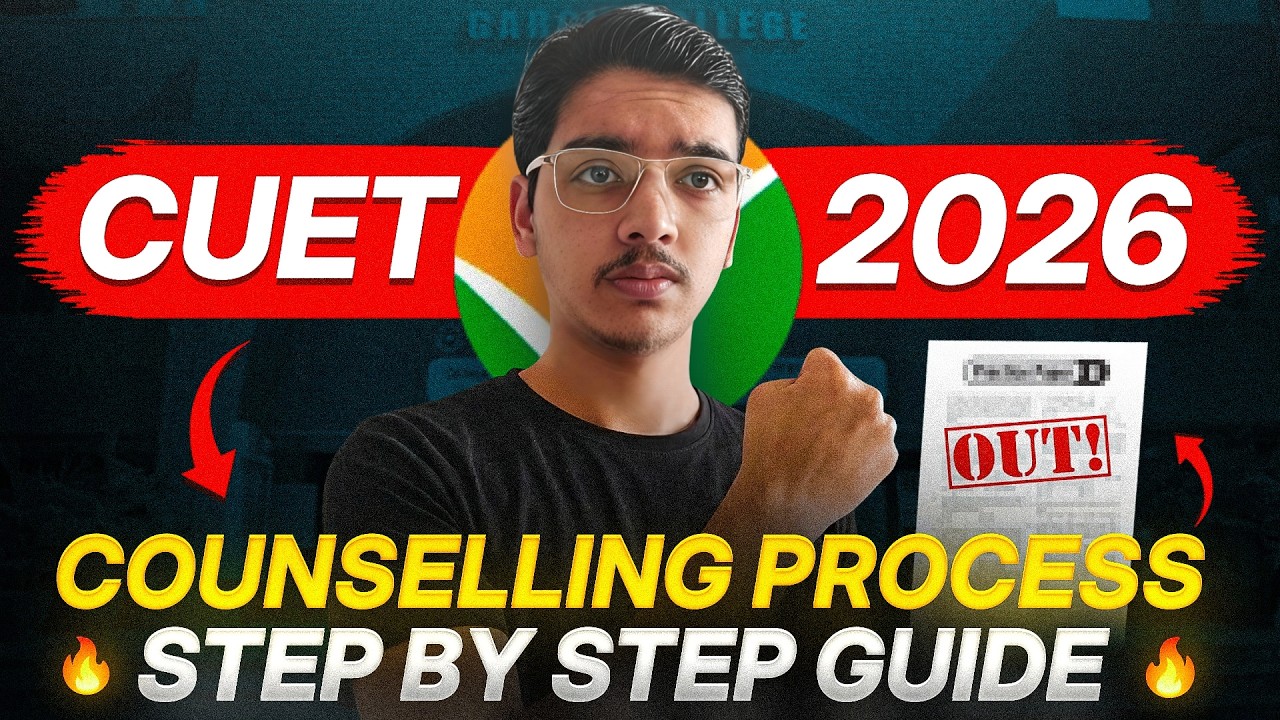 CUET 2026 Counselling Process OUT🔥 DU, BHU, JNU, AU, JMI ✅| Step-by-Step Guide
