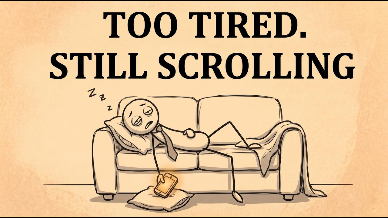 Scrolling at Midnight Even Though You're Exhausted