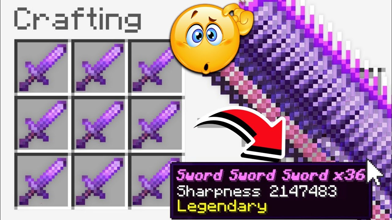 Minecraft but there are Custom Sword || x36 Sword in one Sword || Minecraft gameplay Tamil