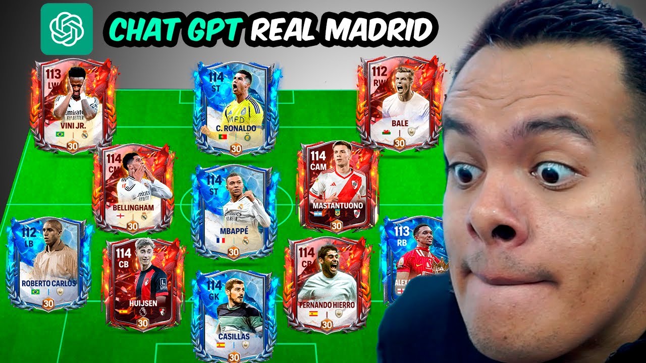 Chat GPT Escoge el Mejor Real Madrid Pasado & Presente