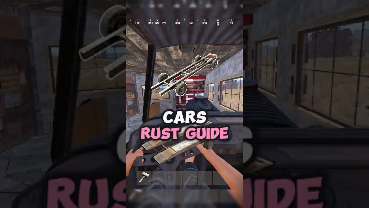 Руководство по обустройству автомобиля в Rust! Как обустроить машину и гараж в Rust. #rustshorts ...