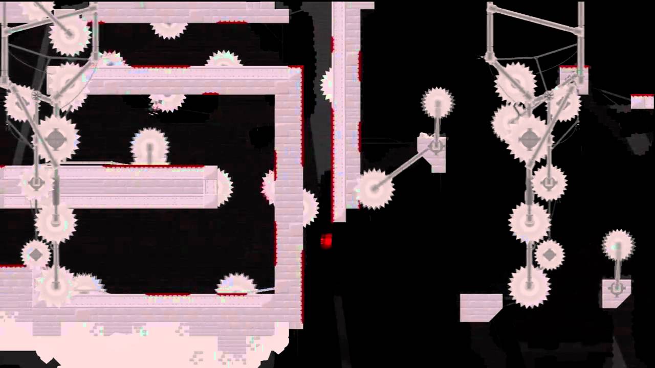 Super Meat Boy - W-6 The End: Light and Dark World Speed Run + True Ending