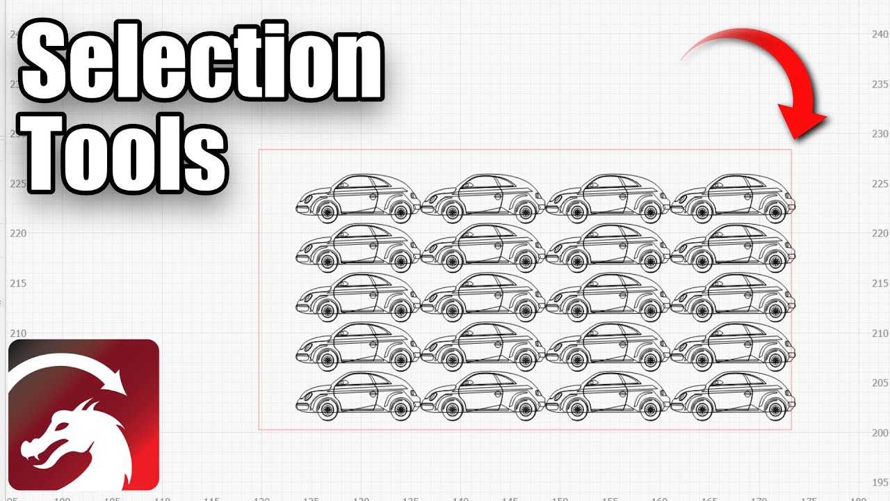 Selection Tools in LightBurn