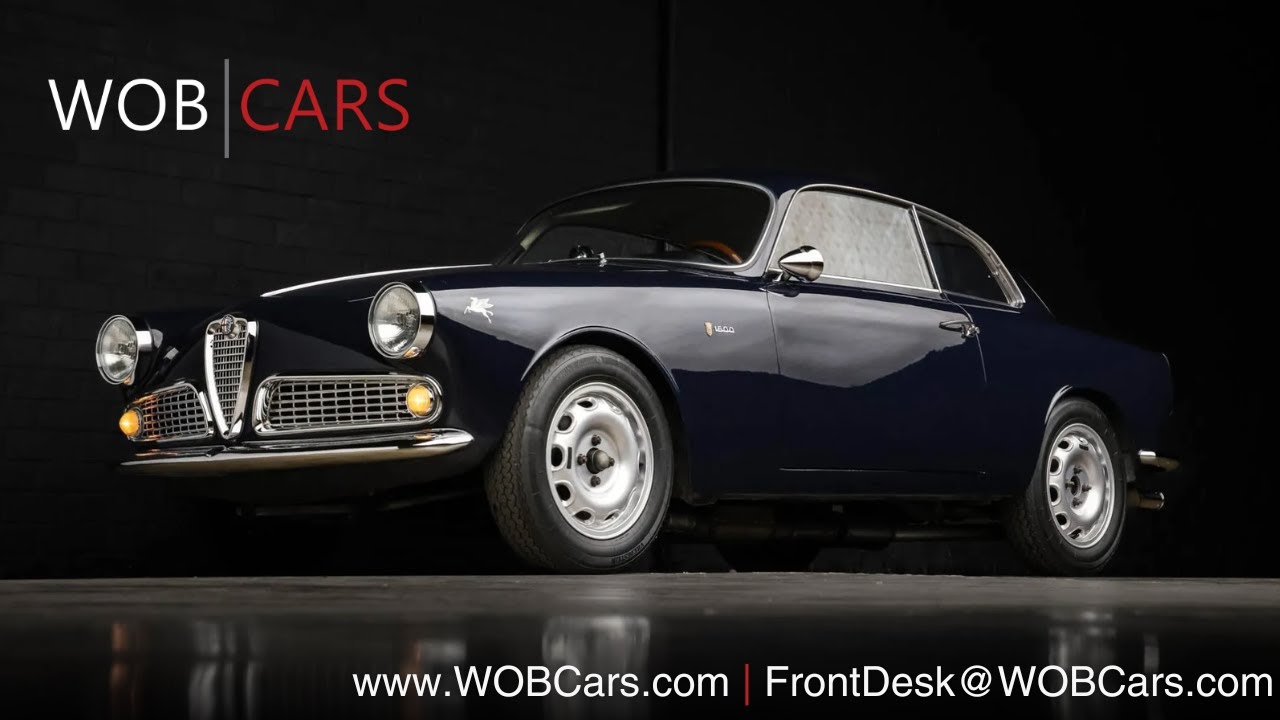 Walk Around this Gorgeous 1963 Alfa Romeo Giulia Sprint 1600! | WOB Cars