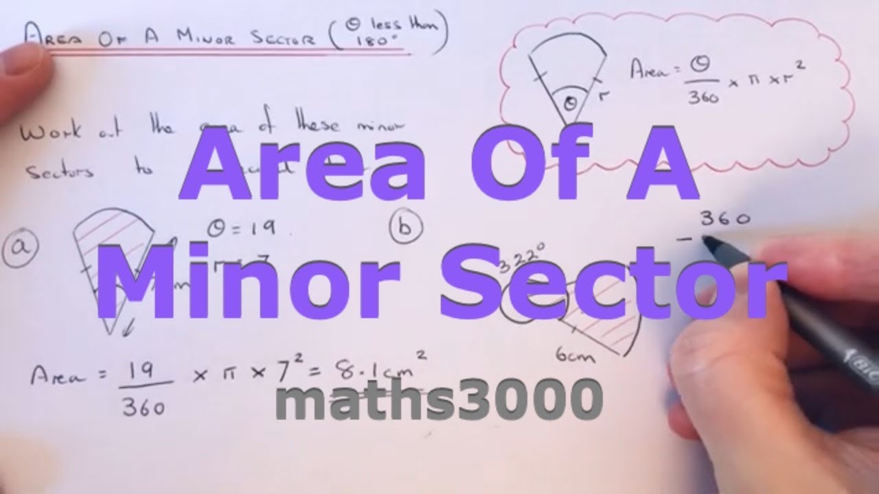 Area Of A Minor Sector