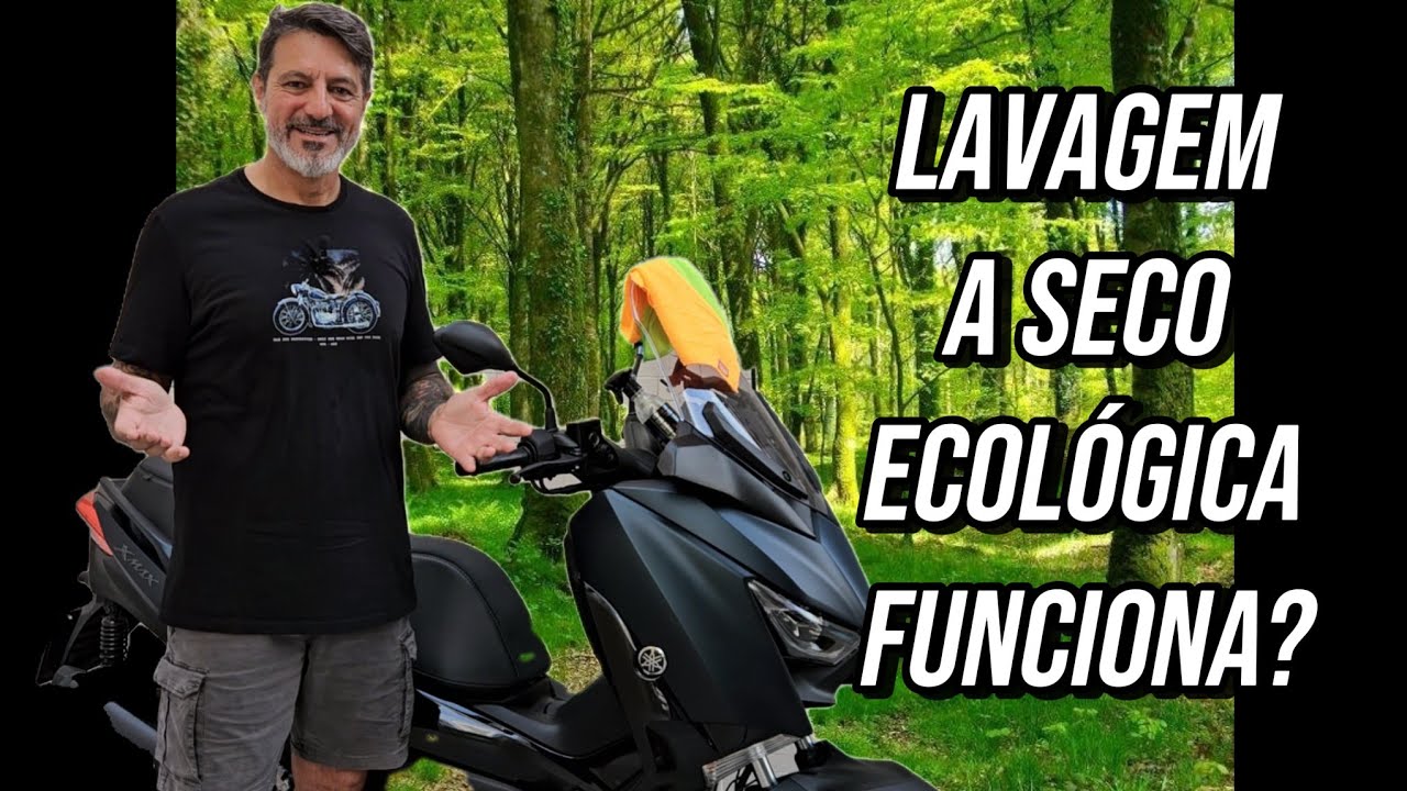 LAVAR MOTO A SECO. Lavei minha XMAX e o resultado foi surpreendente.
