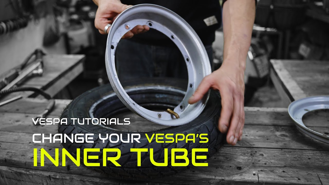 Split your Classic Vespa Tyre and Change your Inner Tube