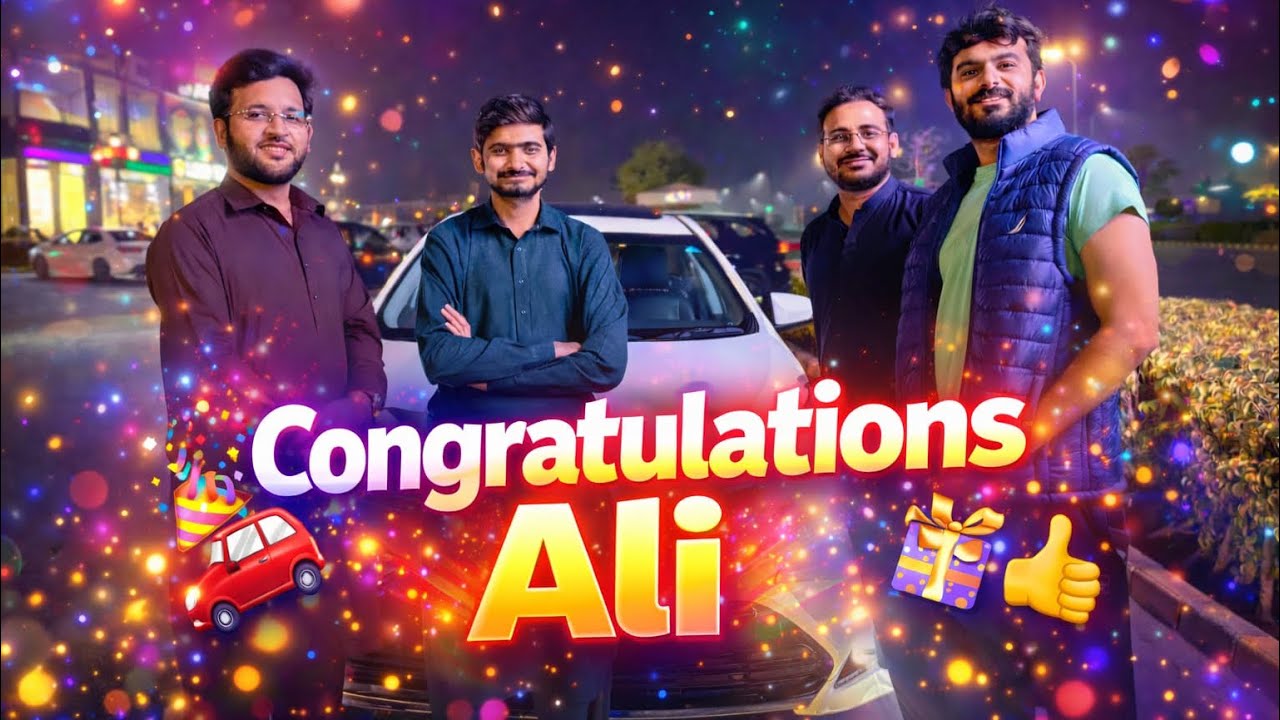 ALI FINALLY DID IT...🚗😍|| BIG SURPRISE || TALES BY ABDULLAH 