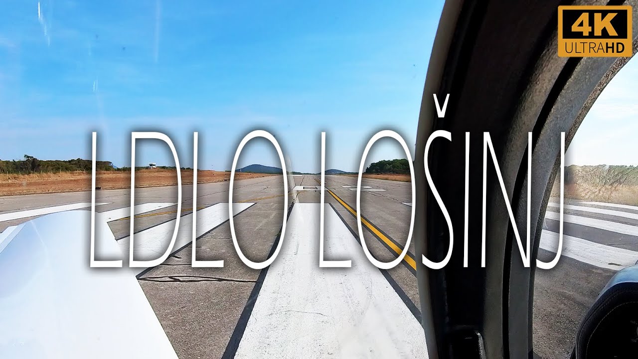 Takeoff from LDLO Lo&scaron;inj | Stunning 4K PoV General Aviation Adventure to Portorož