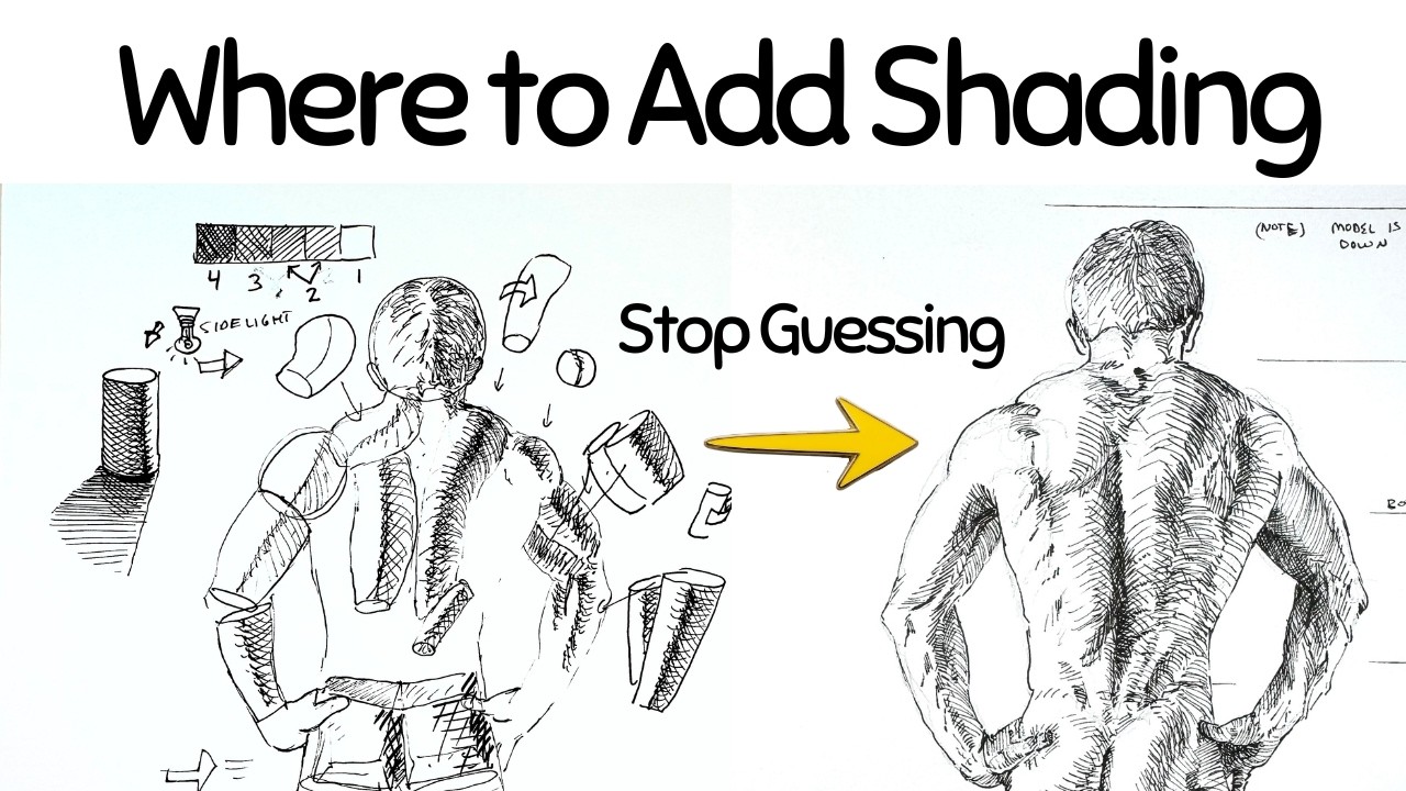 How to Know Where to Add Shading (Pen and Ink)