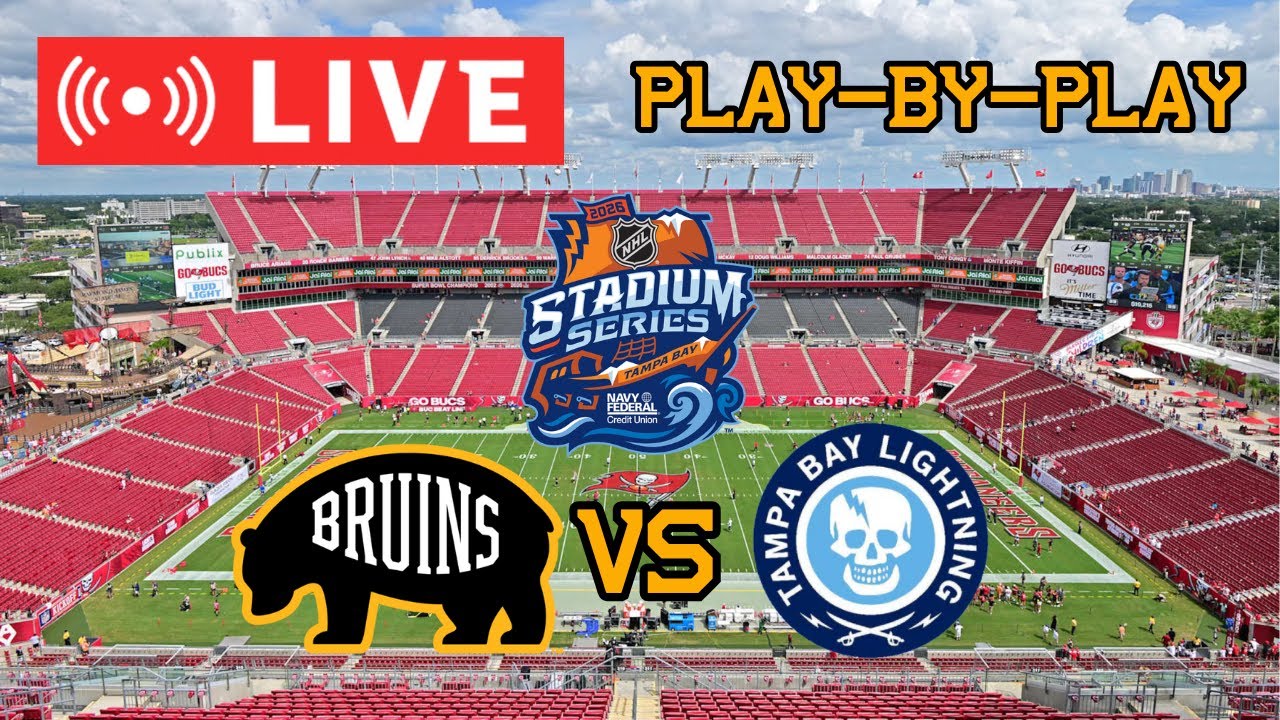 LIVE: Boston Bruins VS Tampa Bay Lightning STADIUM SERIES PART 1 Commentary/Scoreboard! #nhlbruins
