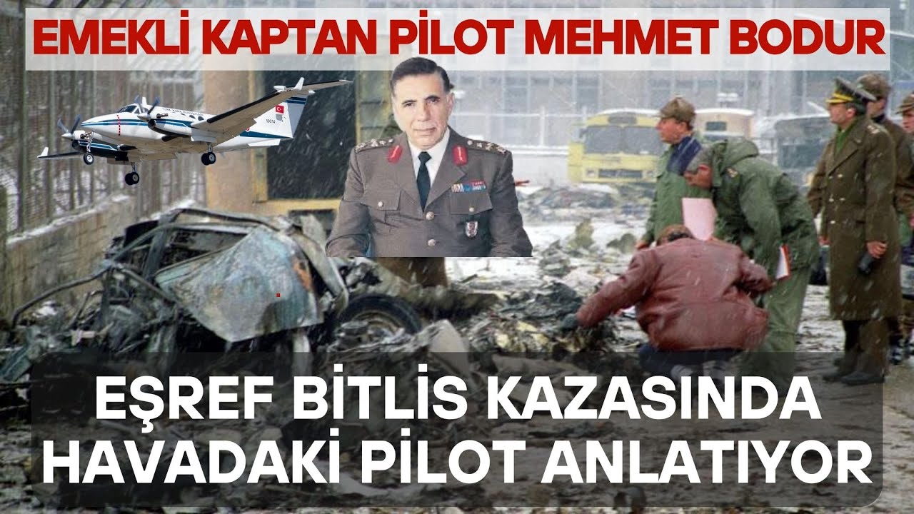 Orgeneral Eşref Bitlis'in kazasında havada pilot anlatıyor. Konuğumuz: Mehmet Bodur #tolgaozbek