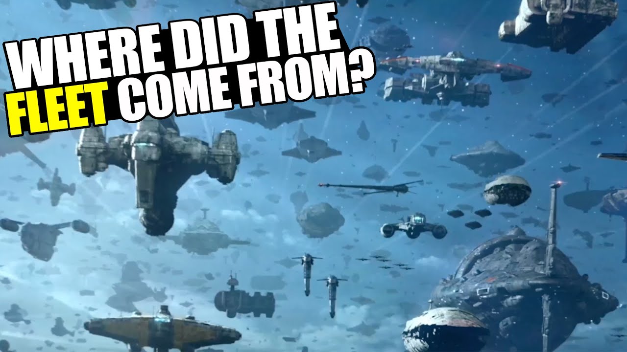 Where did the HUGE Resistance Fleet in THE RISE OF SKYWALKER come from?