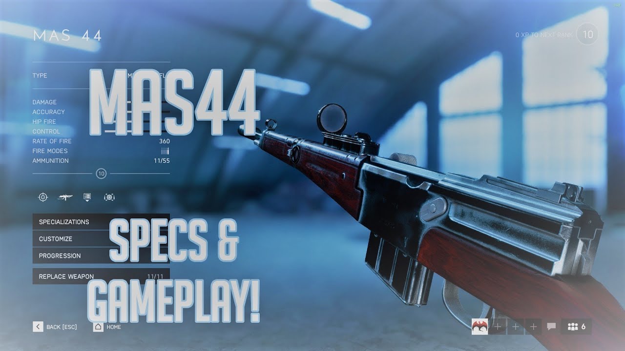 Battlefield V - NEW Semi-auto rifle MAS44!