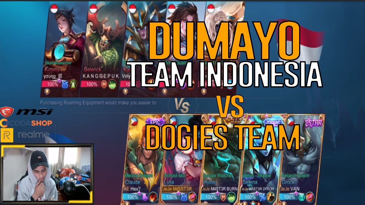 DUMAYO TEAM INDONESIA VS DOGIES TEAM