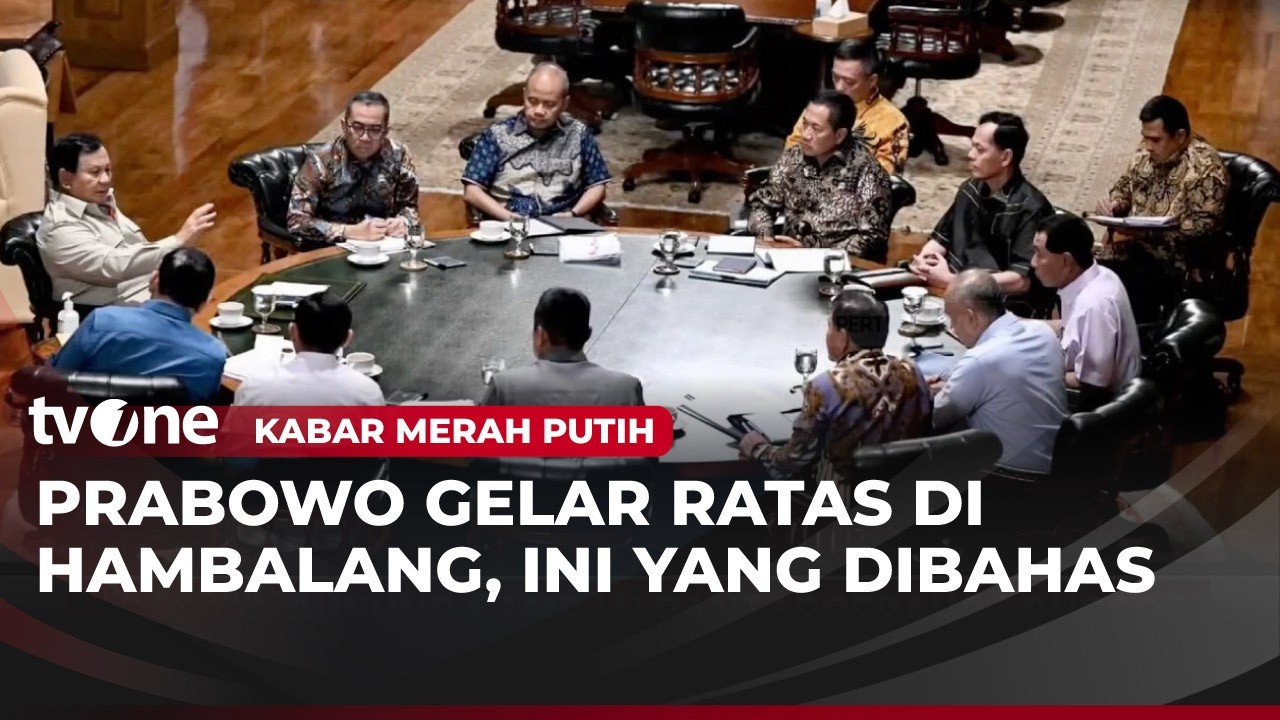 Presiden Prabowo Gelar Ratas di Hambalang, Bahas Pembangunan Kampus Baru-Timur Tengah | tvOne