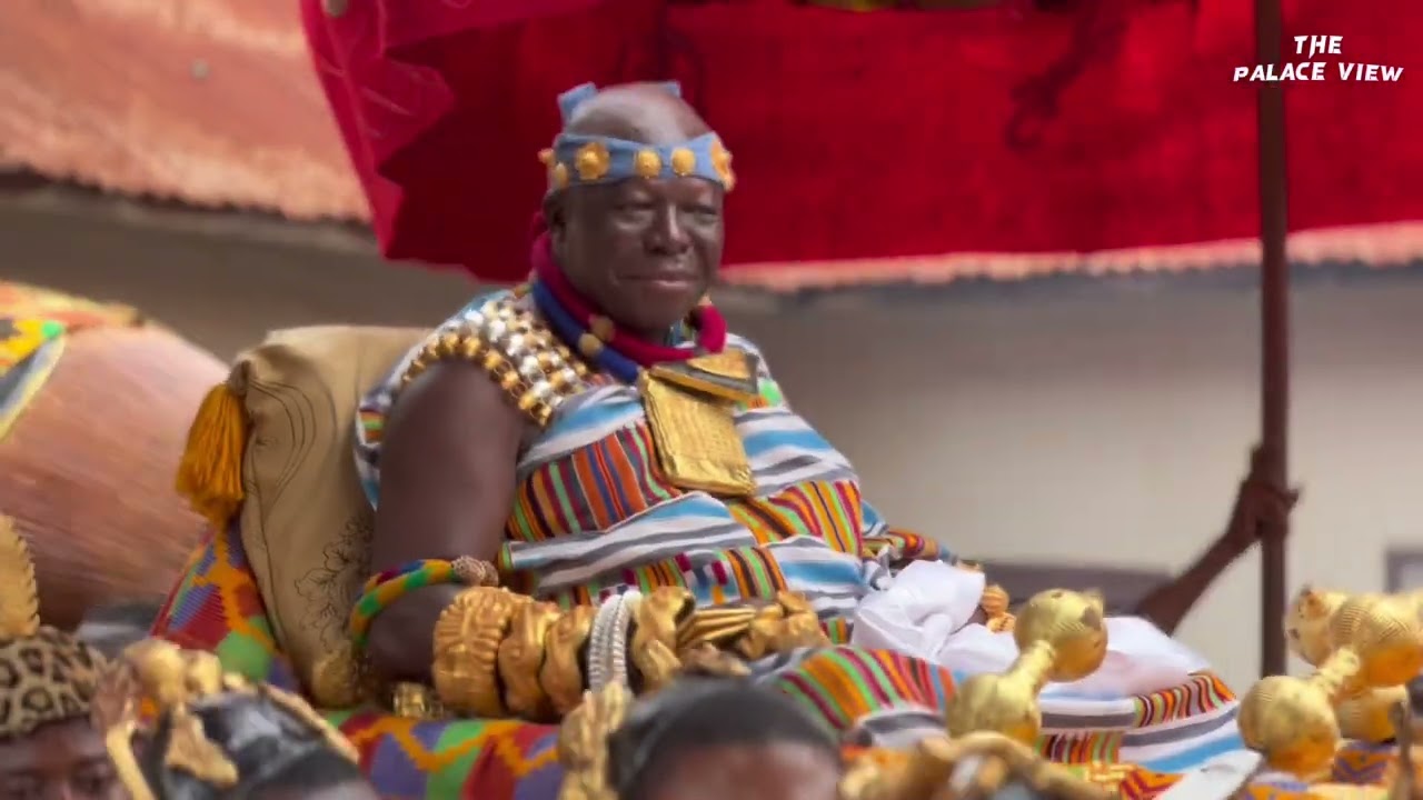 JUST IN: ASANTEHENE OTUMFUO OSEI TUTU DANCE