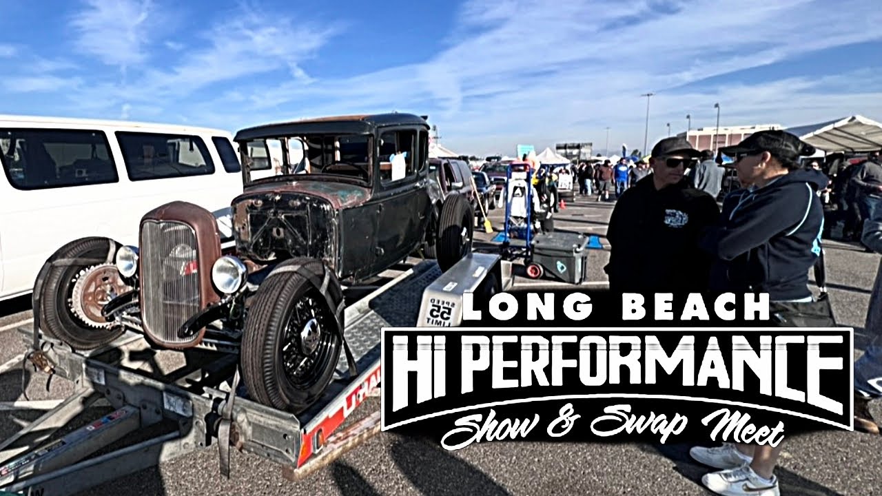 Classic Car Enthusiasts unite at Long Beach High Performance Swap Meet.