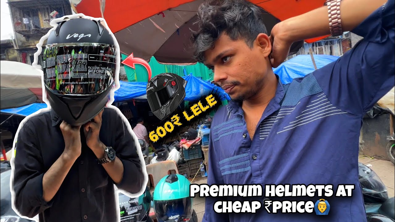 All Premium Helmets🪖 At Affordable ₹Price || Second Hand Helmet Market || Zaid Ansari Vlogs #mumbai 