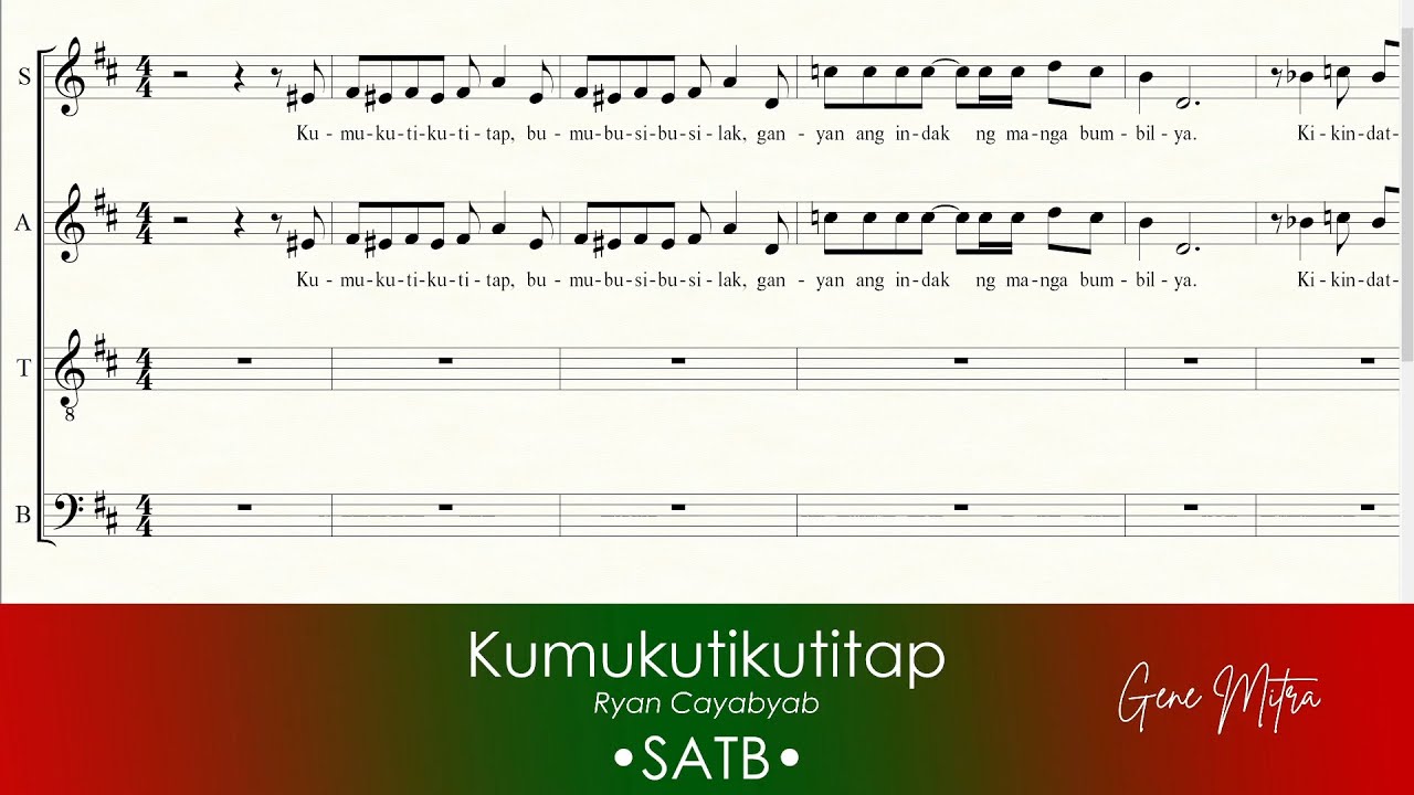 Kumukutikutitap • SATB Guide