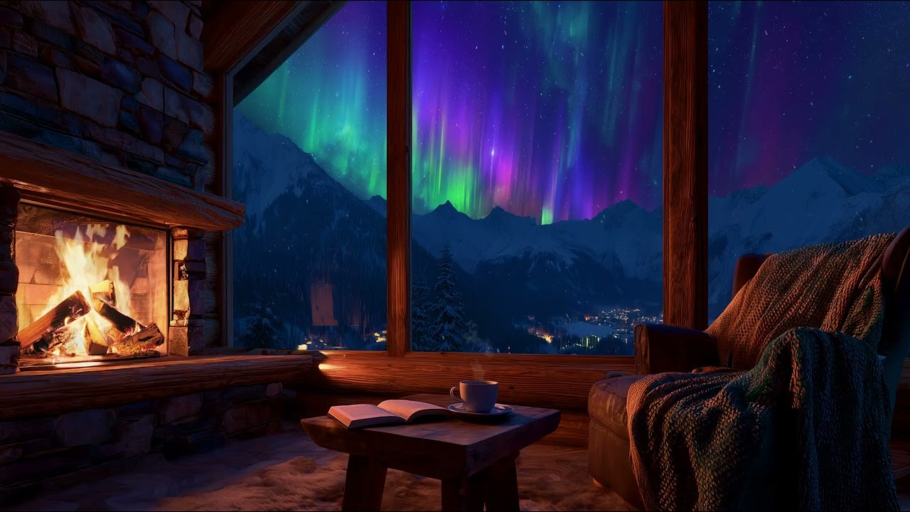 🔥Fireplace Sounds (Includes Winter Wind)❄️ | Quick Sleep Aid 😴| No Dialogue | 3 Hours