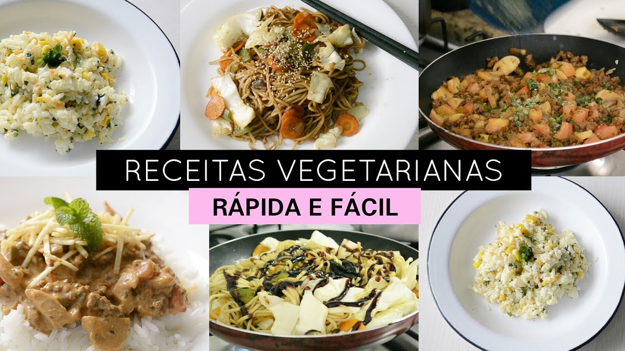 RECEITAS VEGETARIANAS RÁPIDA E FÁCIL (Ovo-Lacto) | Amanda Oliveira