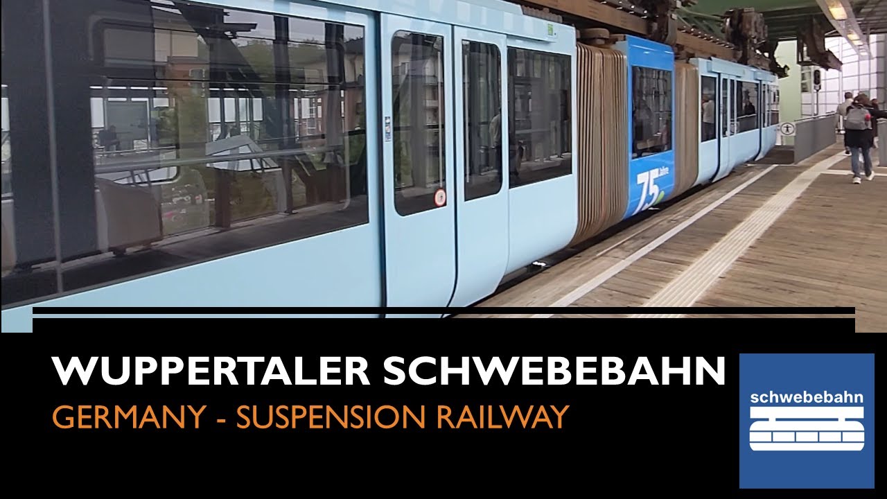 Schwebebahn In Wuppertal Germany (Suspension Railway)