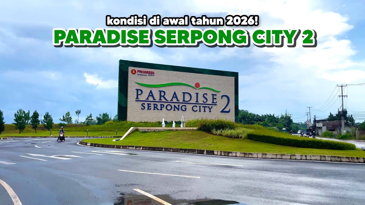 ini yang kalian tungguin!! Paradise Serpong City 2 Cluster Ecoscape Ecoardence update Januari 2026
