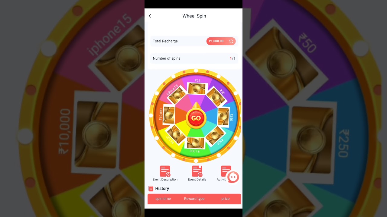 I got 10000 rupees with Daman lucky spin 💀 #daman #games #earnmoneyonline