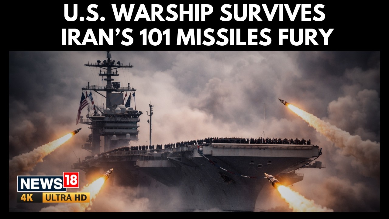 Авианосец USS Abraham Lincoln гаснет | Как американский авианосец избегает иранских ракет | Война...