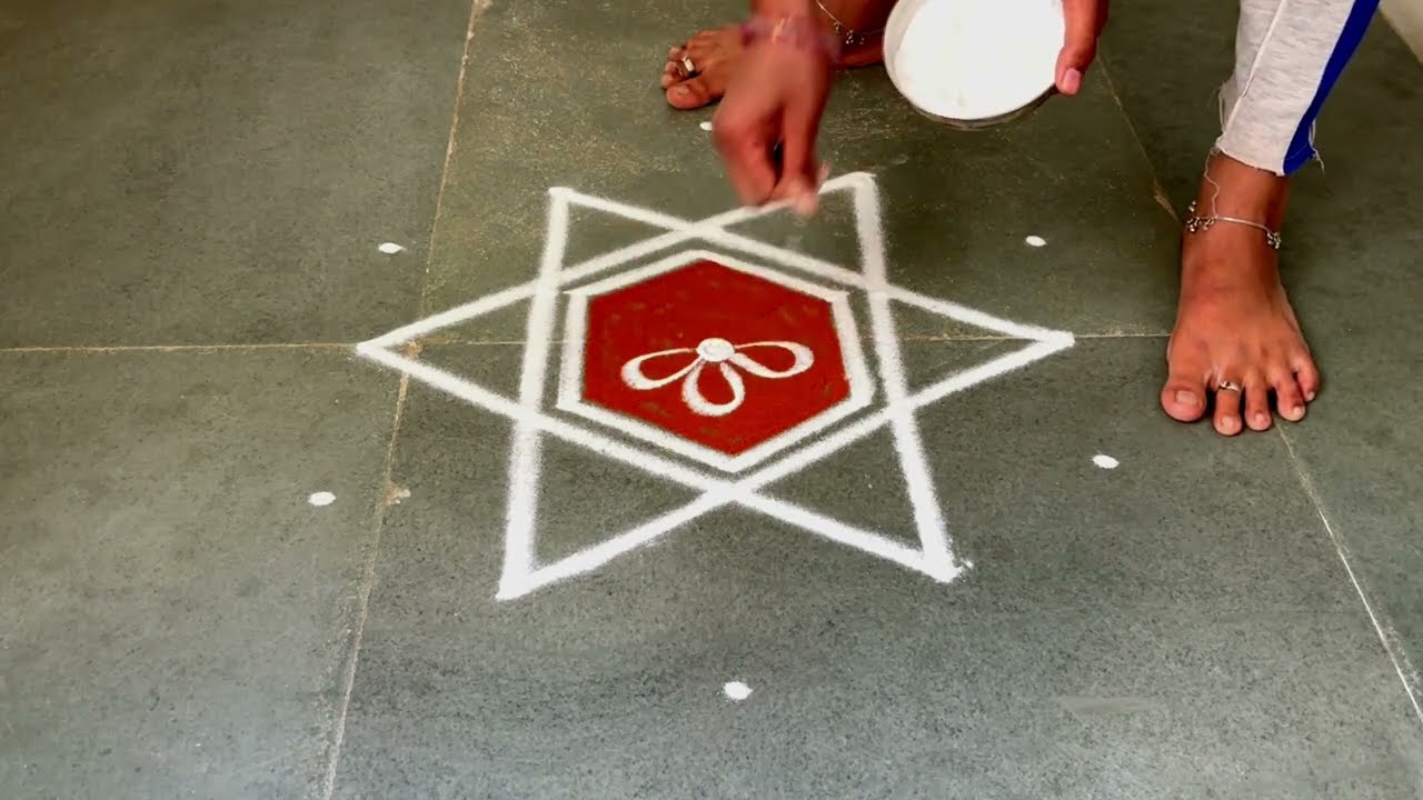 Easy shivaratri kolam designs| Simple muggulu designs| easy rangoli designs| Beginners kolam