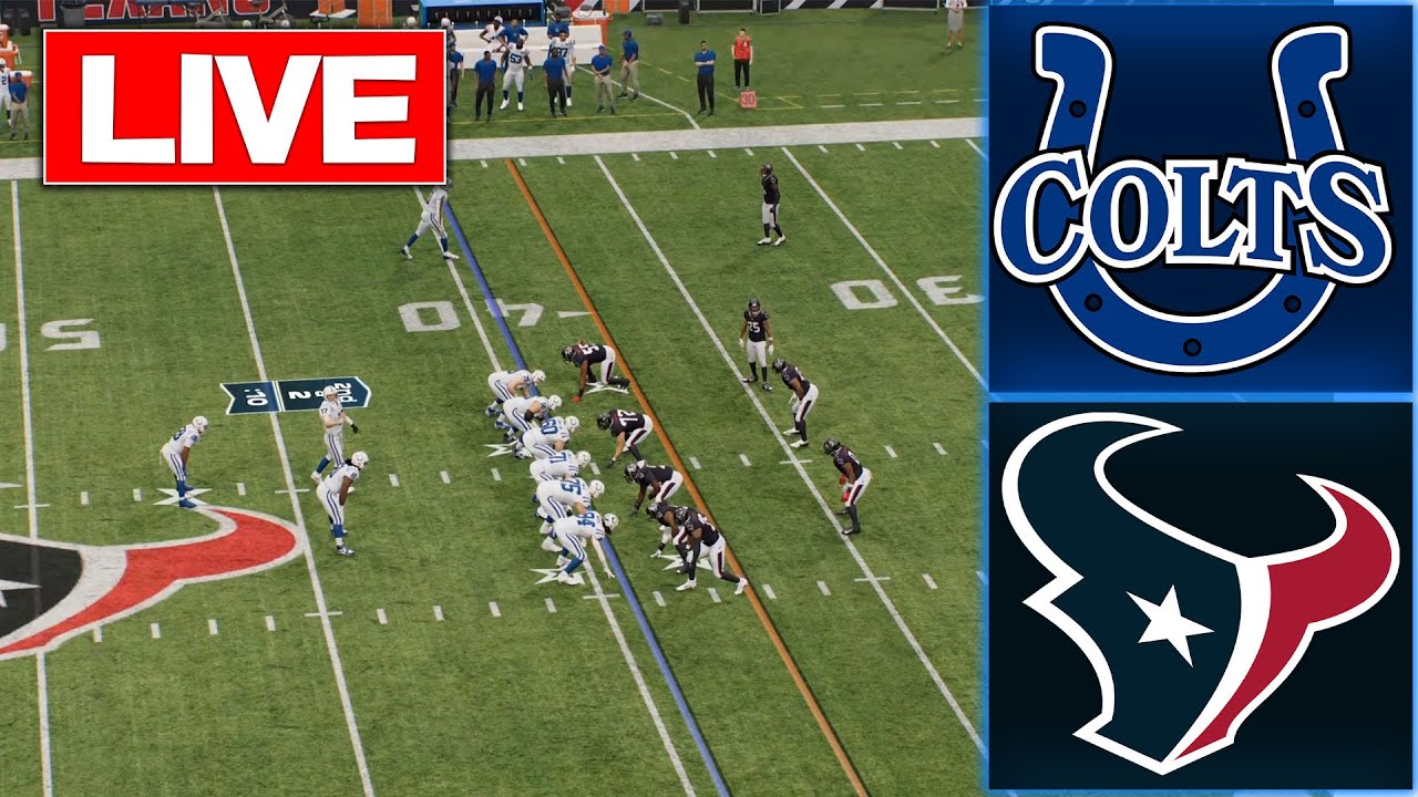 🔴 LIVE🔴Houston Texans vs Indianapolis Colts/ Week 18 / Madden NFL 26