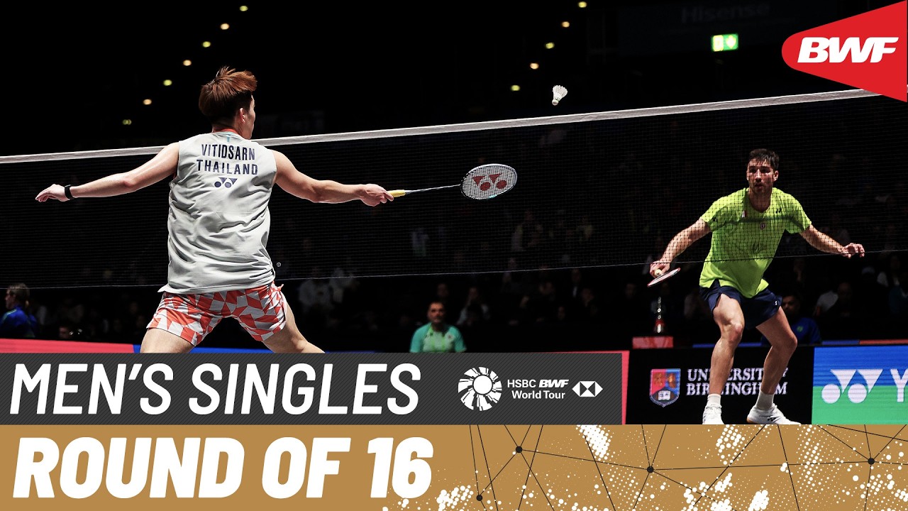 YONEX All England Open 2026 | Toma Junior Popov (FRA) vs Kunlavut Vitidsarn (THA) [2] | R16
