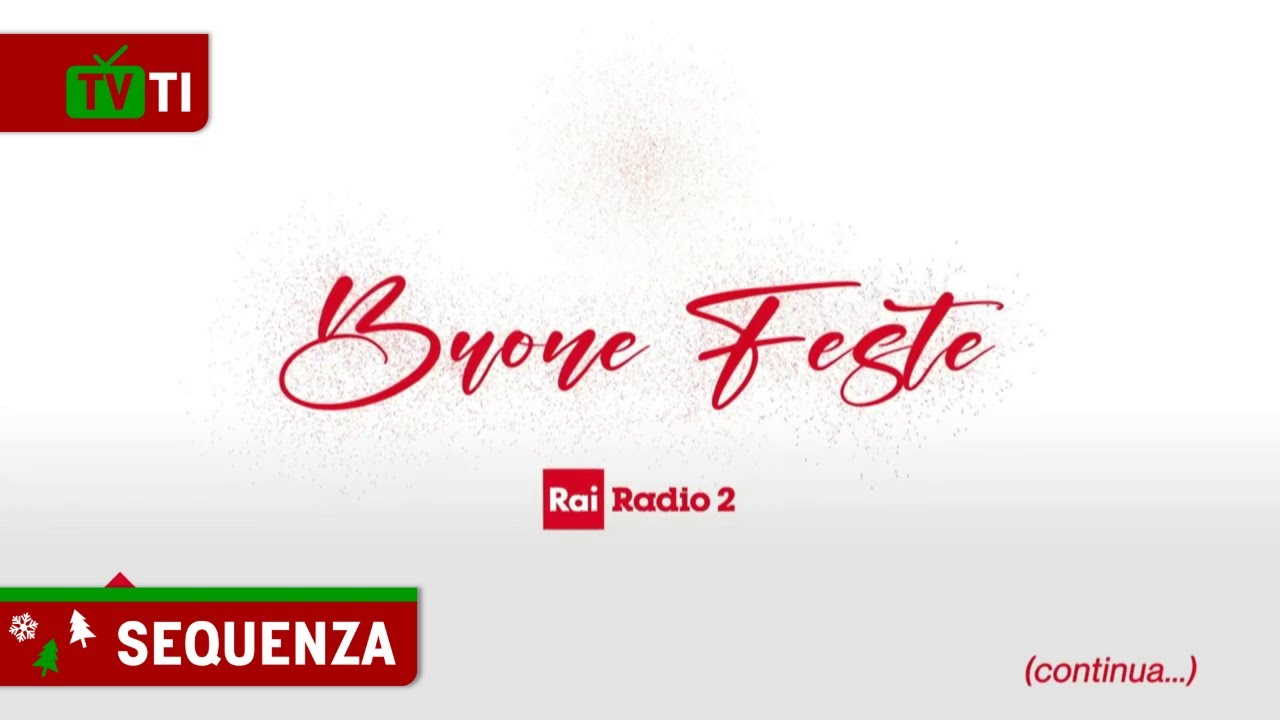 Sequenza Rai Radio 2 Visual | 20 Dicembre 2023