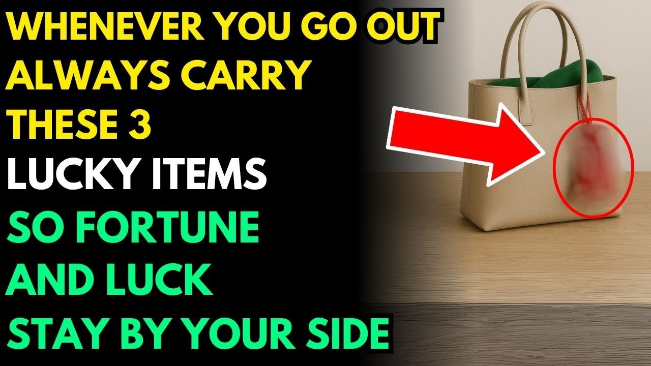 Want To Be Wealthy And Lucky? Always Carry These 3 Lucky Items When Going Out
