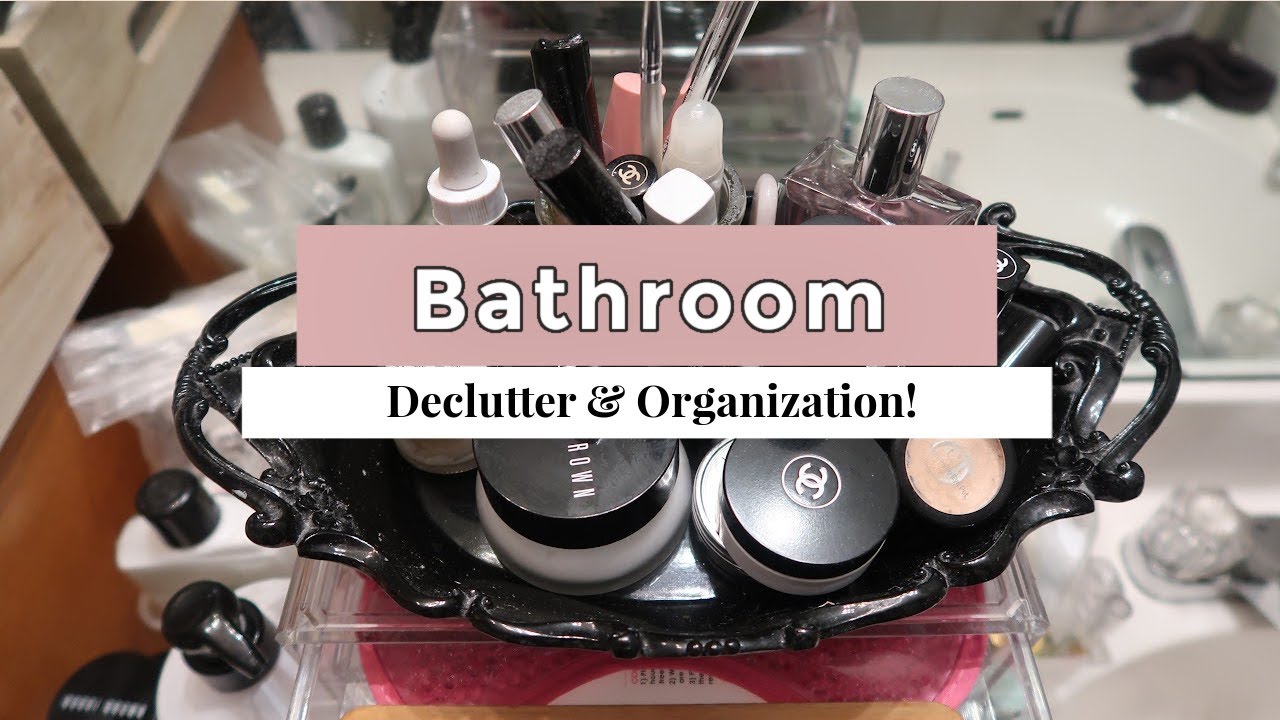 Clean With Me: Bathroom Declutter & Tidy Up! | EbbyDoesItAll