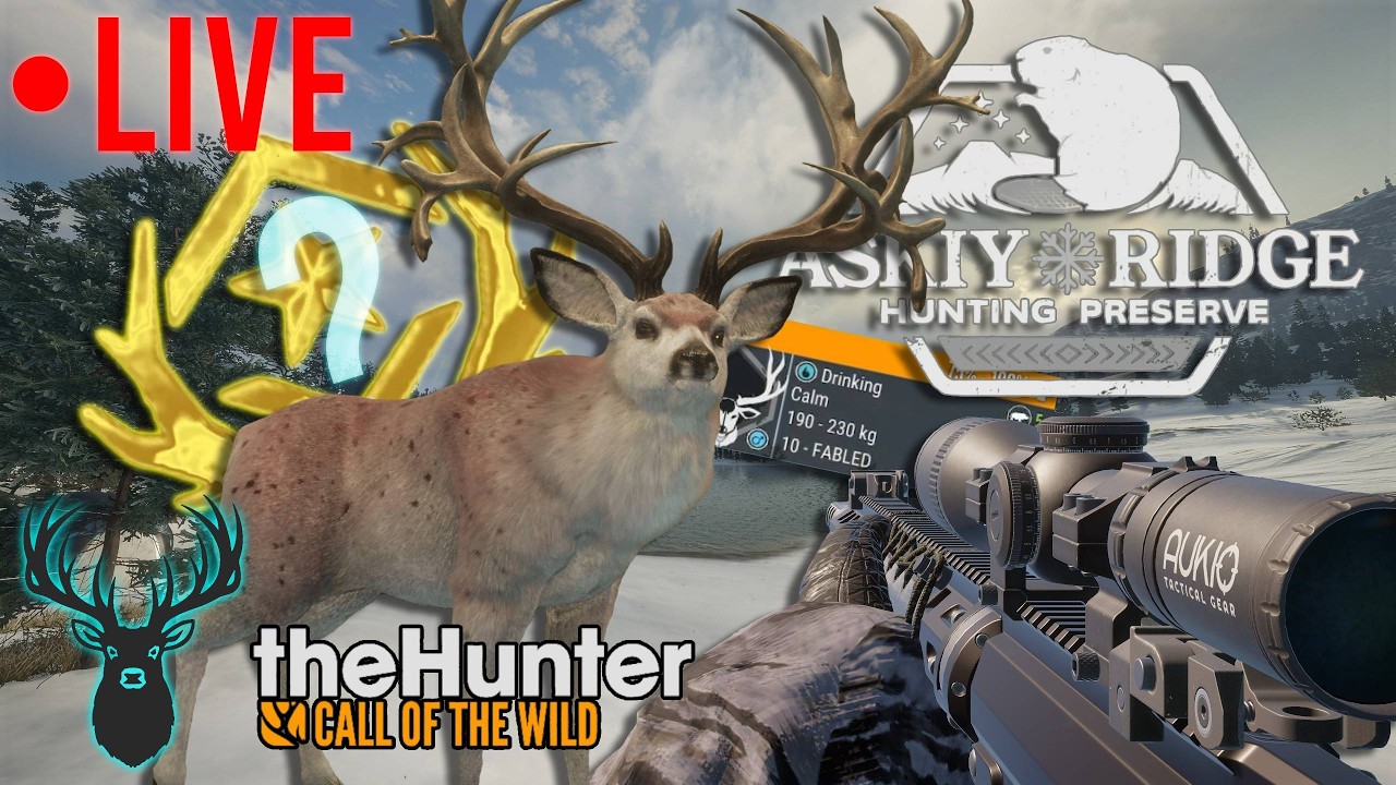 🔴Grinding Mule Deers Until I Have Perfect HM | 1000 Kills In | theHunter Call of the wild | LIVE 🔴