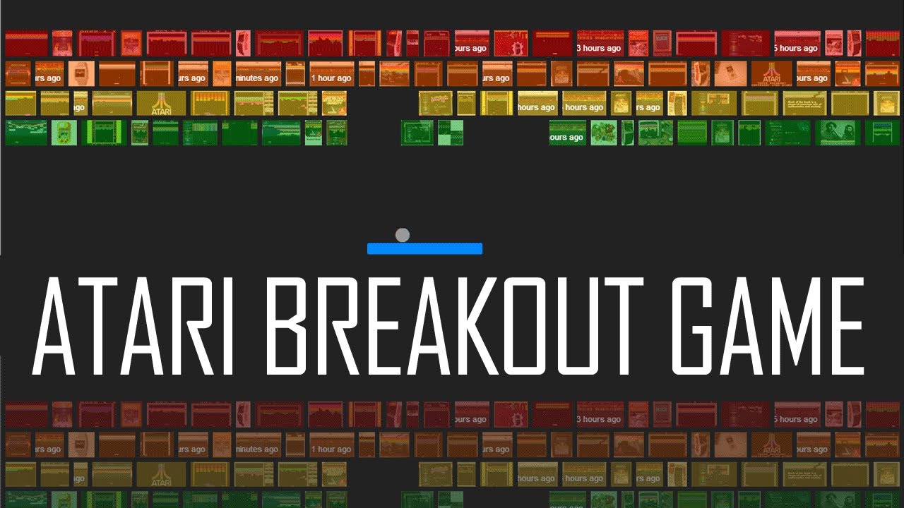 Play Atari Breakout game online on Google