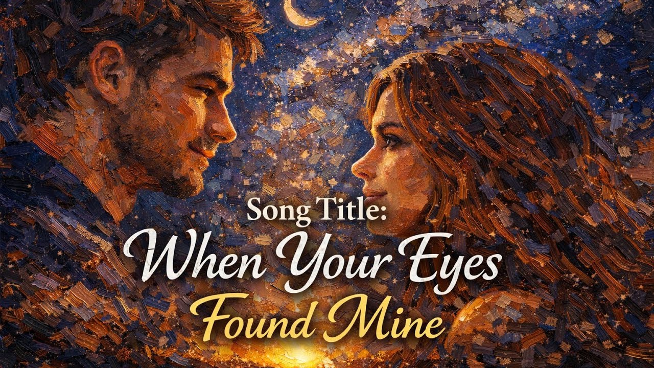 Visual poems, When Your Eyes Found Mine | Romantic Love Song Lyrics | Emotional Piano Love Song