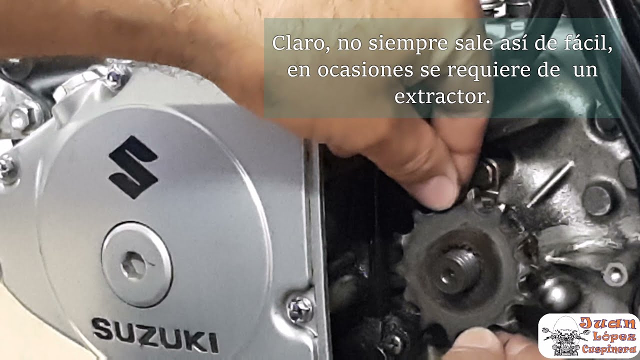 GN125 con kit de arrastre RIFFEL