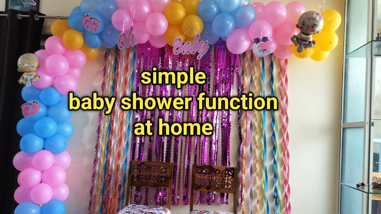 ⛪Simple baby shower function at home Angel and Aditya Morris (Christian) seemantham