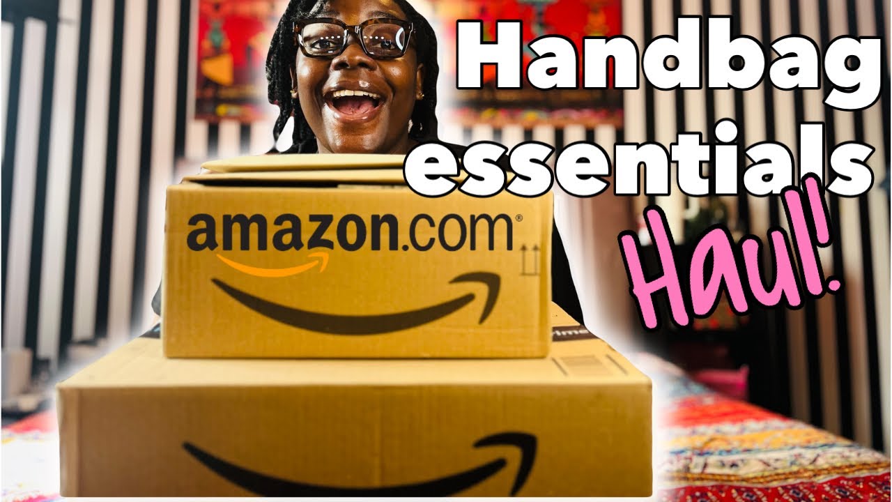 HANDBAG ESSENTIALS HAUL | AMAZON HAUL | PURSE MUST HAVES 2024 | CHILLING WITH CHEE