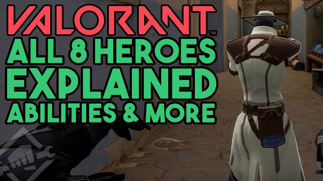 All 8 Valorant Heroes Explained with Gameplay (Project A, Valorant Abilities )