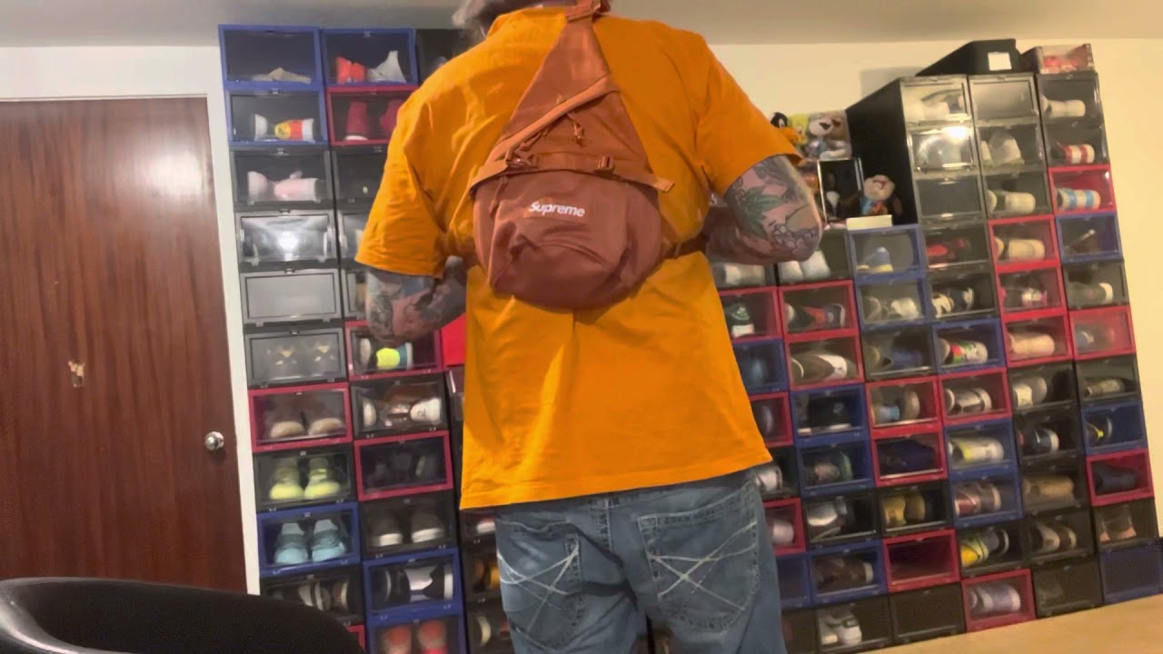 Supreme 2021 FW orange sling bag