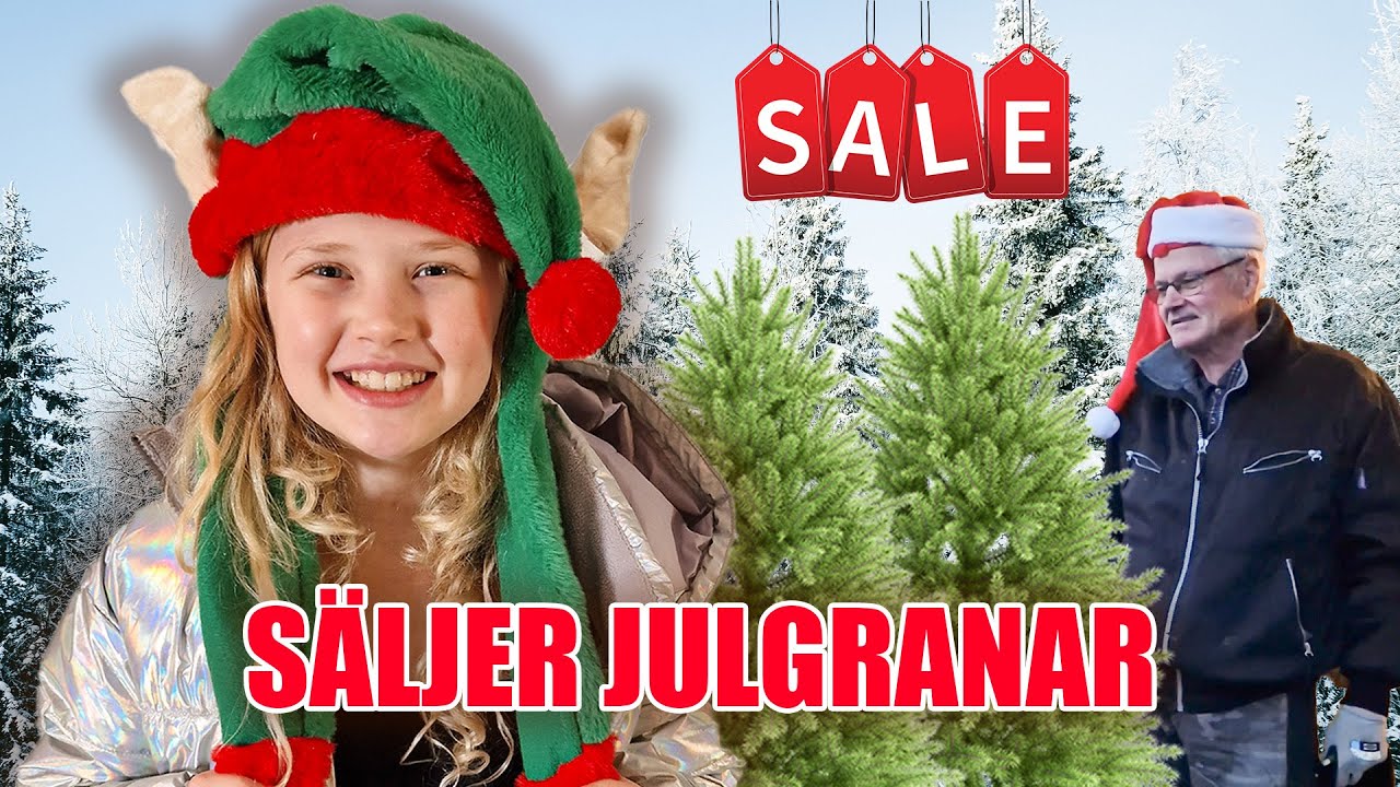 🎄✨ Säljer Julgranar med Farfar – Och Jagar Jultomten! 😂🎅