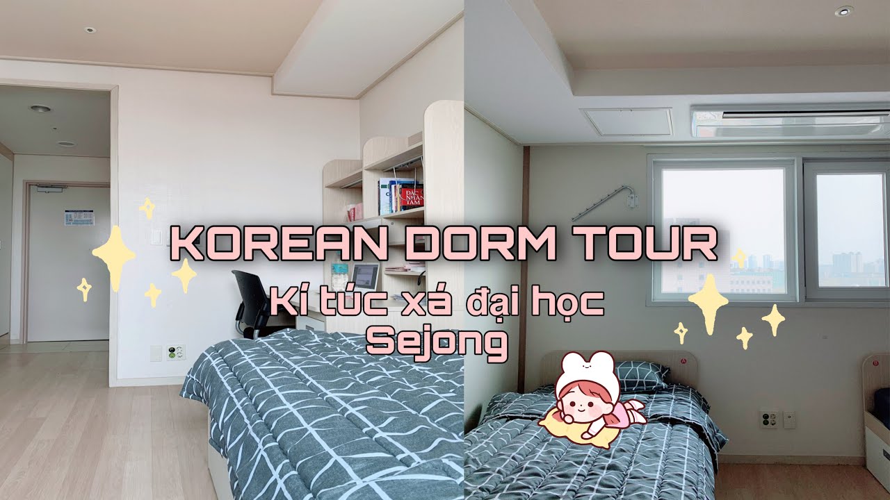 VLOG 3 : Kí túc xá trường đại học Sejong | 세종대 기숙사 룸투어 | DORM TOUR | DU HỌC SINH HÀN QUỐC