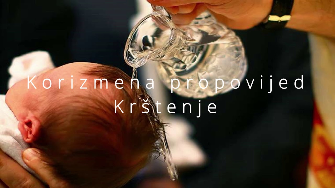 Sakrament kr&scaron;tenja - vlč. Mijo Mato&scaron;ević