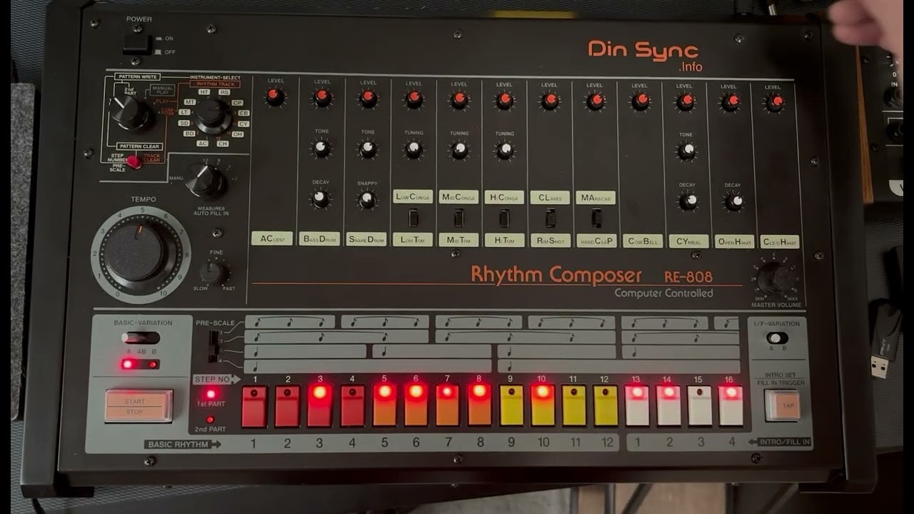 RE-808 s/n 808-25-001 with 1SS1FM Germanium Diodes and BA662 VCA Chip