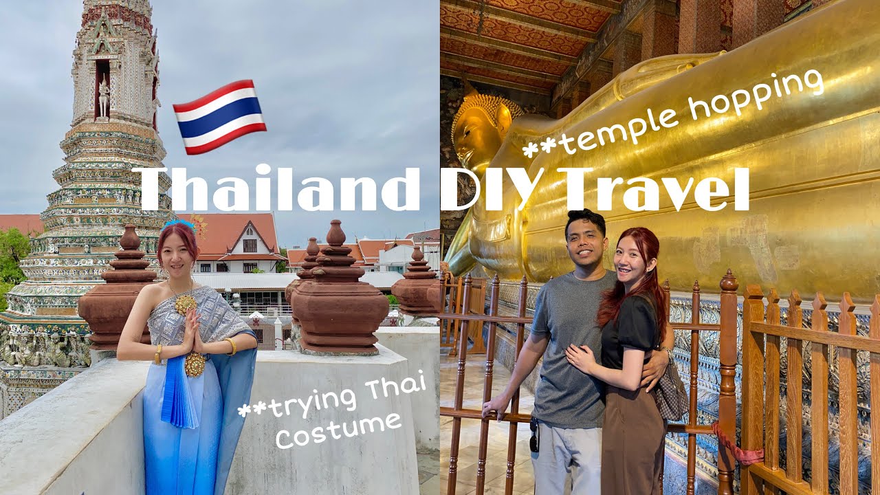 Thailand Vlog 08 🇹🇭 DIY TEMPLE HOPPING in Bangkok & trying out THAI COSTUME for the first time 🦋